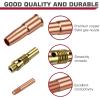 image:imageARCCAPTAIN for Lincoln Weld Part Magnum 200250 Tweco 2 parts 035 Contact Tip Nozzle Diffuser MIG Welding Gun Accessory Kit for Lincoln Magnum 200250 Tweco 2 035 Accessory KitTweco 2 Accessory Kit 045