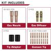image:imageARCCAPTAIN for Lincoln Weld Part Magnum 200250 Tweco 2 parts 035 Contact Tip Nozzle Diffuser MIG Welding Gun Accessory Kit for Lincoln Magnum 200250 Tweco 2 035 Accessory KitTweco 2 Accessory Kit 045