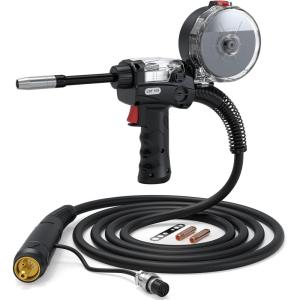 image:imageARCCAPTAIN Spool Gun for Aluminum Welding Euro Connection 5Pin 10FT for ARCCAPTAIN MIG205MP MIG205PRO MIG165PRO MIG200ELITE5PIN for MIG205MP  MIG205PRO  MIG165PRO  MIG200ELITE