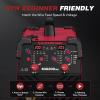 image:imageARCCAPTAIN 6in1 Aluminum MIG Welder 200A Welding Machine 110V220V Flux Core MIGGas MIGLift TIGStick WeldingSpool Gun MIGSpot Multiprocess Welder with Synergy Ideal for BeginnerUpgraded MIG Welder 200A