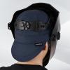image:imageARCCAPTAIN Reversible Welding Cap 8 Panel Protective Welders Cap 10 oz Fireproof Cotton Comforts for Safety and Protection While Welding to Men Women Black 6 78Deep Blue