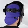 image:imageARCCAPTAIN Reversible Welding Cap 8 Panel Protective Welders Cap 10 oz Fireproof Cotton Comforts for Safety and Protection While Welding to Men Women Black 6 78Royal Blue