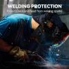 image:imageARCCAPTAIN Reversible Welding Cap 8 Panel Protective Welders Cap 10 oz Fireproof Cotton Comforts for Safety and Protection While Welding to Men Women Black 6 78Deep Blue