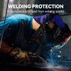 image:imageARCCAPTAIN Reversible Welding Cap 8 Panel Protective Welders Cap 10 oz Fireproof Cotton Comforts for Safety and Protection While Welding to Men Women Black 6 78Royal Blue