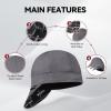 image:imageARCCAPTAIN Reversible Welding Cap 8 Panel Protective Welders Cap 10 oz Fireproof Cotton Comforts for Safety and Protection While Welding to Men Women Black 6 78Gray