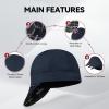 image:imageARCCAPTAIN Reversible Welding Cap 8 Panel Protective Welders Cap 10 oz Fireproof Cotton Comforts for Safety and Protection While Welding to Men Women Black 6 78Deep Blue