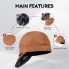 image:imageARCCAPTAIN Reversible Welding Cap 8 Panel Protective Welders Cap 10 oz Fireproof Cotton Comforts for Safety and Protection While Welding to Men Women Black 6 78Khaki
