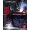 image:imageARCCAPTAIN Stick Welder Large LED Display 200A ARCLift TIG Welding Machine with Synergic Control IGBT Inverter 110V220V Portable MMA Welder Machine with Hot Start Arc force and AntiStickARC160