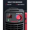 image:imageARCCAPTAIN Stick Welder Large LED Display 200A ARCLift TIG Welding Machine with Synergic Control IGBT Inverter 110V220V Portable MMA Welder Machine with Hot Start Arc force and AntiStickARC130