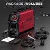 image:imageARCCAPTAIN Stick Welder Large LED Display 200A ARCLift TIG Welding Machine with Synergic Control IGBT Inverter 110V220V Portable MMA Welder Machine with Hot Start Arc force and AntiStickARC220