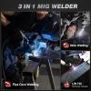 image:imageARCCAPTAIN iControl MIG145 Pro 145A Flux Core MIG Welder 120V Welding Machine Gasless MIG Welder Flux MIGMMA StickLift TIG 3 in 1 Welder Machine with Synergy Portable Welder APP ControlMIG145 PRO Flux MIG Welder