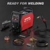 image:imageARCCAPTAIN iControl MIG145 Pro 145A Flux Core MIG Welder 120V Welding Machine Gasless MIG Welder Flux MIGMMA StickLift TIG 3 in 1 Welder Machine with Synergy Portable Welder APP ControlMIG205 PRO MIG Welder