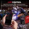 image:imageARCCAPTAIN iControl TIG 205P Pro Welder With APP Control 5 In 1 DCPulseLiftSpot TIG amp Stick Dual Voltage 120V240V TIG Welding Machine With Large LED Display 2T4T Smart Fan Safety ProtectionTIG205 Pro