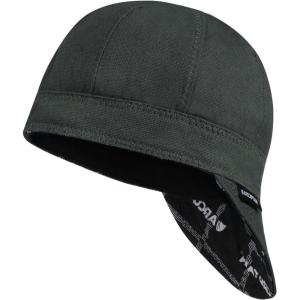 image:imageARCCAPTAIN Reversible Welding Cap 8 Panel Protective Welders Cap 10 oz Fireproof Cotton Comforts for Safety and Protection While Welding to Men Women Black 6 78Army Green