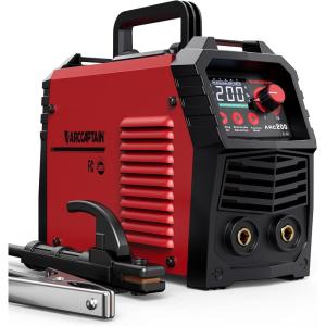 image:imageARCCAPTAIN Stick Welder Large LED Display 200A ARCLift TIG Welding Machine with Synergic Control IGBT Inverter 110V220V Portable MMA Welder Machine with Hot Start Arc force and AntiStickARC200
