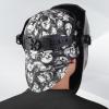 image:imageARCCAPTAIN Reversible Welding Cap 8 Panel Protective Welders Cap 10 oz Fireproof Cotton Comforts for Safety and Protection While Welding to Men Women Cashew 7 78Skull