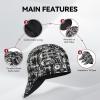 image:imageARCCAPTAIN Reversible Welding Cap 8 Panel Protective Welders Cap 10 oz Fireproof Cotton Comforts for Safety and Protection While Welding to Men Women Cashew 7 78Power
