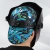 image:imageARCCAPTAIN Reversible Welding Cap 8 Panel Protective Welders Cap 10 oz Fireproof Cotton Comforts for Safety and Protection While Welding to Men Women Cashew 7 78Scrawl