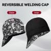 image:imageARCCAPTAIN Reversible Welding Cap 8 Panel Protective Welders Cap 10 oz Fireproof Cotton Comforts for Safety and Protection While Welding to Men Women Cashew 7 78Cashew
