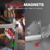 image:imageARCCAPTAIN Welding Magnets 2pcs 55LB Welding Magnet Set Magnetic Welding Holder Holding Power Welding Accessories2pcs 25lbs