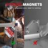 image:imageARCCAPTAIN Welding Magnets 2pcs 55LB Welding Magnet Set Magnetic Welding Holder Holding Power Welding Accessories2pcs 25lbs2pcs 55lbs