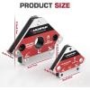 image:imageARCCAPTAIN Welding Magnets 2pcs 55LB Welding Magnet Set Magnetic Welding Holder Holding Power Welding Accessories2pcs 25lbs2pcs 55lbs