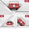 image:imageARCCAPTAIN Welding Magnets 2pcs 55LB Welding Magnet Set Magnetic Welding Holder Holding Power Welding Accessories2pcs 25lbs2pcs 55lbs