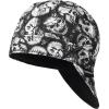 image:imageARCCAPTAIN Reversible Welding Cap 8 Panel Protective Welders Cap 10 oz Fireproof Cotton Comforts for Safety and Protection While Welding to Men Women Cashew 7 78Skull