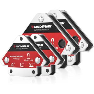 image:imageARCCAPTAIN Welding Magnets 2pcs 55LB Welding Magnet Set Magnetic Welding Holder Holding Power Welding Accessories2pcs 25lbs2pcs 55lbs