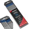 image:imageARCCAPTAIN TIG Welding Tungsten Electrode 10Pack 116x 7Grey  2 Ceriated WC20EWCe2Blue