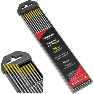 image:imageARCCAPTAIN TIG Welding Tungsten Electrode 10Pack 116x 7Grey  2 Ceriated WC20EWCe2Glod