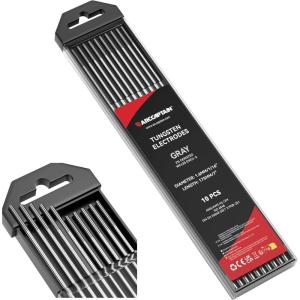 image:imageARCCAPTAIN TIG Welding Tungsten Electrode 10Pack 116x 7Grey  2 Ceriated WC20EWCe2Grey