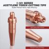 image:imageARCCAPTAIN 3101 Acetylene Cutting Torch Tips Size 03 Medium Duty Torch Tips for Victor Cutting Torch1101 Cutting Tips