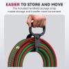 image:imageARCCAPTAIN Grade T Oxygen Acetylene Hose 14 x 25 FT with 91618 B Fittings and Spring Guards Welding Torch Hose for Oxy Acetylene Flame Welding and Cutting50FT