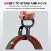 image:imageARCCAPTAIN Grade T Oxygen Acetylene Hose 14 x 25 FT with 91618 B Fittings and Spring Guards Welding Torch Hose for Oxy Acetylene Flame Welding and Cutting25FT