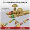 image:imageARCCAPTAIN Oxy Acetylene Cutting Torch Heavy Duty Cutting Torch Kit CA2460 Cutting Attachment Weldig Torch with Check Valve Cutting Tip 1101 and 8MFA Heating NozzleCT120