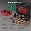 image:imageARCCAPTAIN Oxy Acetylene Torch Kit with Check Valves Medium Duty Gas Welding Cutting Torch Kit with Hose Regulator Gauges Cutting Tip 3 Welding Tips and Storage Case