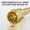 image:imageARCCAPTAIN Oxy Acetylene Welding Nozzle W1 Series Replacement for Victor 100 Series Size 13
