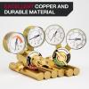 image:imageARCCAPTAIN Small Oxygen Acetylene Regulator Set CGA540 amp CGA200 Compatible for 91618 BSize and 14 Hose