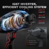 image:imageARCCAPTAIN 140A Handheld Welder LED Display Portable Welding Machine 110V with Hot Start Arc force and AntiStick IGBT Portable ARC Welder with Auto Darkening Goggles for 11618 Welding RodsHandheld Welder 140A