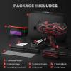 image:imageARCCAPTAIN 140A Handheld Welder LED Display Portable Welding Machine 110V with Hot Start Arc force and AntiStick IGBT Portable ARC Welder with Auto Darkening Goggles for 11618 Welding RodsHandheld Welder 140A