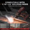 image:imageARCCAPTAIN 140A Handheld Welder LED Display Portable Welding Machine 110V with Hot Start Arc force and AntiStick IGBT Portable ARC Welder with Auto Darkening Goggles for 11618 Welding RodsHandheld Welder 140A