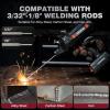 image:imageARCCAPTAIN Stylish Handheld Welder 110V Portable Welding Machine with IGBT Inverter 120A Stick Welder with Auto Darkening Goggles and Upgraded Ground Clamp Fits for 33218 Welding Rods