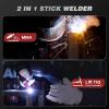 image:imageARCCAPTAIN iControl ARC205 Pro Stick Welder APP Control 205Amp ARCLift TIG Welding Machine Large LED Display IGBT Inverter 120V240V MMA Welder with Hot Start Arc force and AntiStickARC205 Pro with Lift TIG Torch