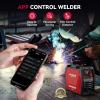 image:imageARCCAPTAIN iControl ARC205 Pro Stick Welder APP Control 205Amp ARCLift TIG Welding Machine Large LED Display IGBT Inverter 120V240V MMA Welder with Hot Start Arc force and AntiStickARC165 Pro Stick Welder