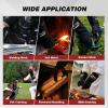 image:imageARCCAPTAIN Leather Forge Welding Gloves HeatFire Resistant 16 inches Gloves for StickMigTigForgeBBQGrillFireplaceWood StoveFurnaceOvenPotBlack