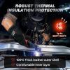 image:imageARCCAPTAIN Leather Forge Welding Gloves HeatFire Resistant 16 inches Gloves for StickMigTigForgeBBQGrillFireplaceWood StoveFurnaceOvenPotBlack