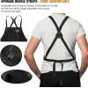 image:imageARCCAPTAIN Leather Welding Work Apron 24 X 36 Heat Flame Resistant Cowhide Blacksmith Aprons with 6 Tool Pockets for Welders Men Women Adjustable M to XXXLBlackBlack