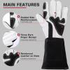image:imageARCCAPTAIN Tig Welding Gloves Premium Goatskin Grain Leather Dexterity Comfort Duralble Tig Gloves for Work ProtectionBlackwhite