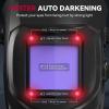 image:imageARCCAPTAIN Welding Helmet Auto Darkening 394X366 Large Viewing Screen True Color Welding Hood with 4 Arc Sensor Solar Powered Wide Shade 4559913 for ARC TIG MIG Welding Helmets for MenHSHG999